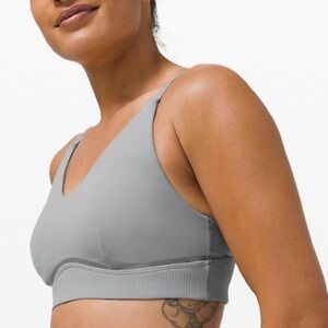 Lululemon NWT Radiant Motion Bra Rhino Grey Sz 14
